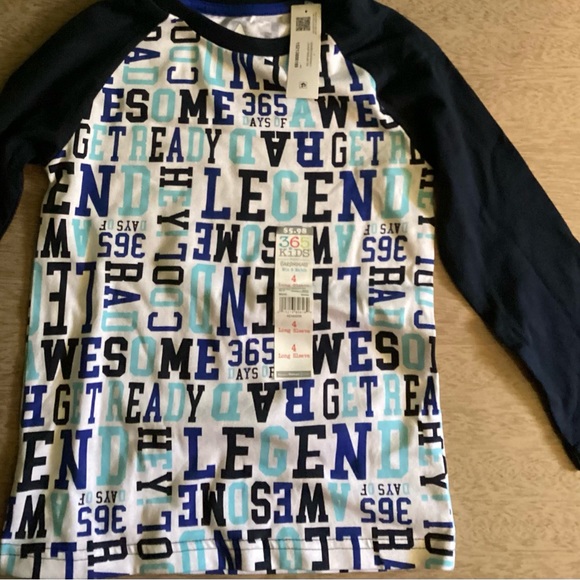 Garanimals 365 Kids Boys Raglan Long Sleeve T-Shirt Size 4 NWT - Picture 7 of 11